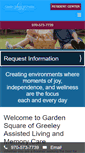 Mobile Screenshot of gardensquarememorycare.com